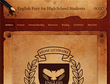 Tablet Screenshot of englishfury.com